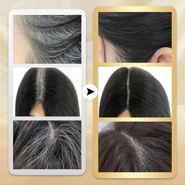 2 in 1 Instant Hair Dye Stick with Built-in Comb